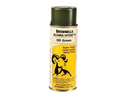 Brownells Aluma-Hyde II Epoxy Based Finish Spray, 12 oz Aerosol OD Green