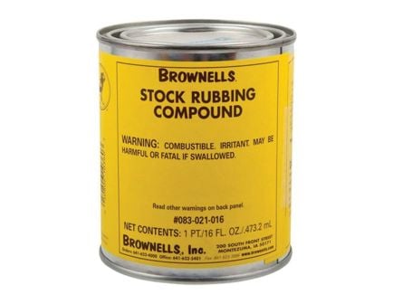 Brownells Original Stock Rubbing Compound, 1 Pint