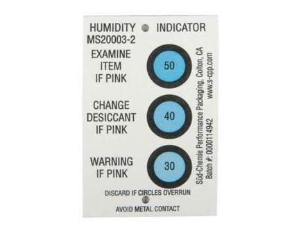Brownells Humidity Card, Pack of 5