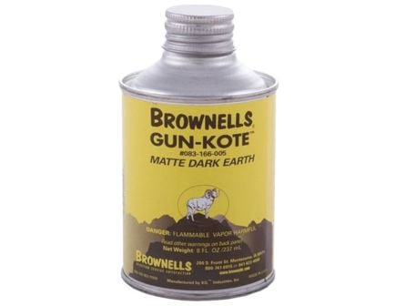 Brownells Gun-Kote Oven Cure Gun Finish, 8 oz Dark Earth