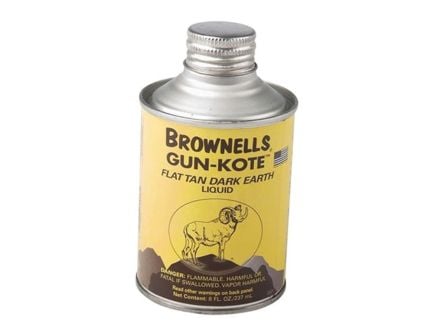 Brownells Gun-Kote Oven Cure Gun Finish, 8 oz Flat Dark Earth