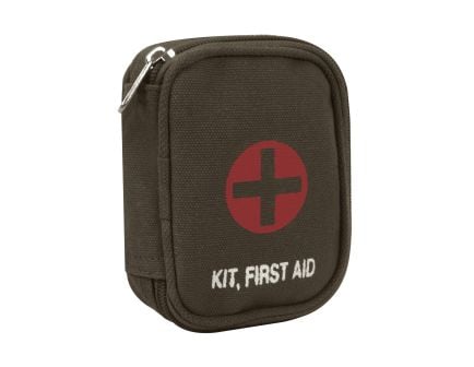 Rothco Military Zipper First Aid Kit Pouch - Olive Drab