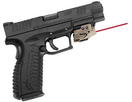 Crimson Trace Rail Master Red Universal Laser Sight - CMR-201CTAN
