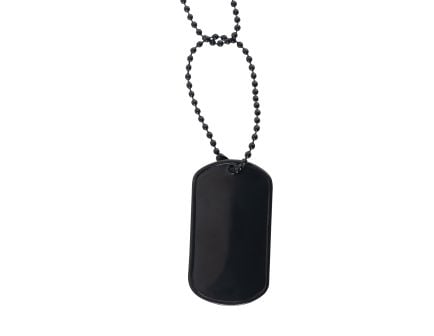 Rothco G.I. Type Dog Tag - Black
