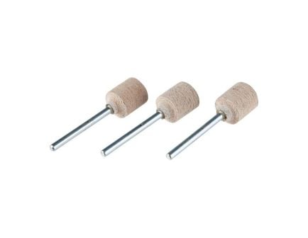 Brownells 1/2" x 1/2" 320 Grit MX Finishing Wheel, Pack of 3