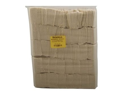 Brownells .50 Cal/.40 Cal 2" x 2" Heavy-Duty Square Patch, White Pack of 1000