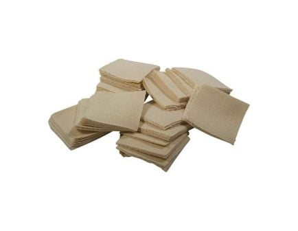 Brownells 12 Gauge/20 Gauge 2.75" x 2.75" Heavy-Duty Square Patch, White Pack of 1000