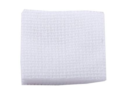 Brownells .40 Cal/.35 Cal 2" x 2" Square Cross-Lock Patch, White Pack of 1000