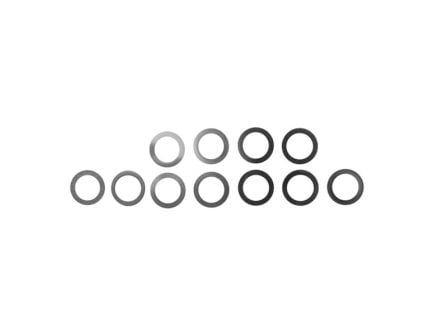 Brownells Shim Kit 0.50", Silver