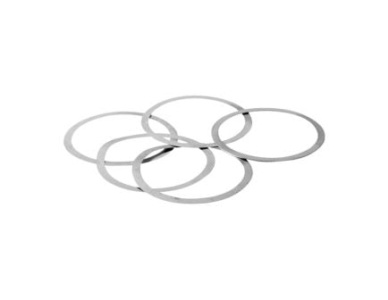 Brownells Barrel Nut Shim Kit, Silver