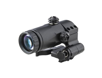 Meprolight MX3-F Magnifier with Integrated Push Button Side Flip Adapter 3x27mm - 3x Magnification with Push Button Side Flip Adapter - 8014000400