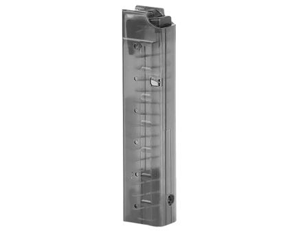 B&T USA 25rds 9mm Magazine - Translucent Gray/Clear Extended Tactical - 30298N