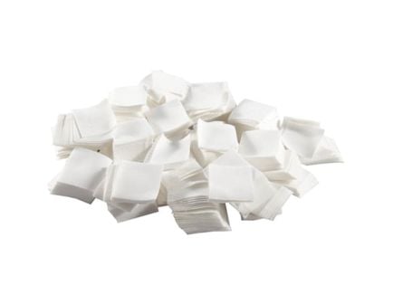 Brownells .30 Cal/.303 Cal 1.50" x 1.50" Square Twill Patch, White Pack of 1000