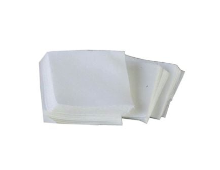 Brownells 12 Gauge/20 Gauge 3" x 3" Square Twill Patch, White Pack of 1000