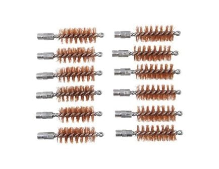 Brownells 20 Gauge 5/16-27 Male Double-Tuff Bronze Bore Brush, Pack of 12