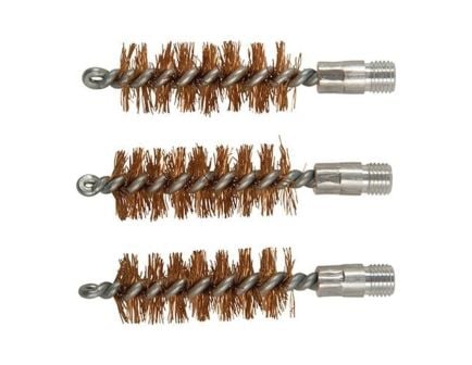 Brownells 28 Gauge 5/16-27 Male Double-Tuff Bronze Bore Brush, Pack of 3