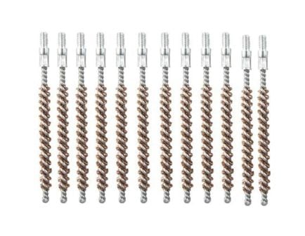 Brownells .22 Cal #8-32 Male Double-Tuff Centerfire Bore Brush, Pack of 12