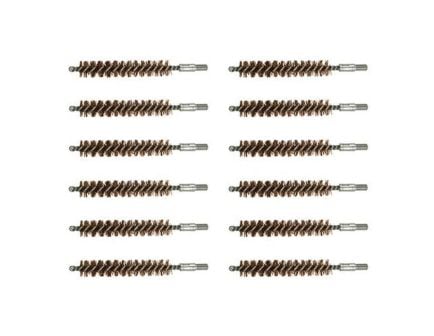 Brownells .375 Cal #8-32 Male Double-Tuff Bore Brush, Pack of 12