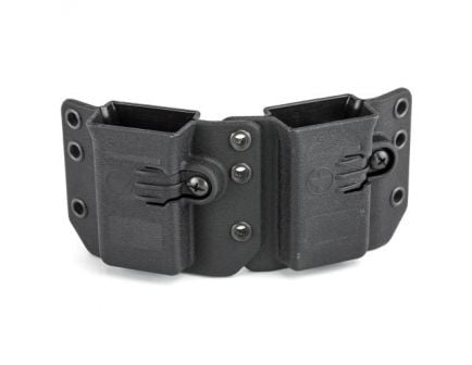 Raven Concealment Systems Copia Short Profile Double Magazine Carrier for 9/40/357 Handguns, Black - DS94UDMCBKMD-150