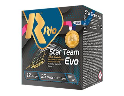 Rio Outdoors Star Team Evo HV 12 Gauge 2-3/4" #7.5 Shot 1oz Shotshells, 25Rds
