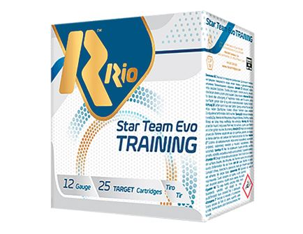 Rio Outdoors Corp Star Team Evo Target 12 Gauge 2-3/4" #7.5 1-1/8 oz 25rds Shotshell - High-Performance Clay Load - STT32X8