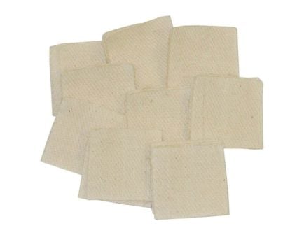 Brownells .22 Cal/.243 Caliber 1.38" x 1.38" Heavy-Duty Square Patch, Pack of 1000