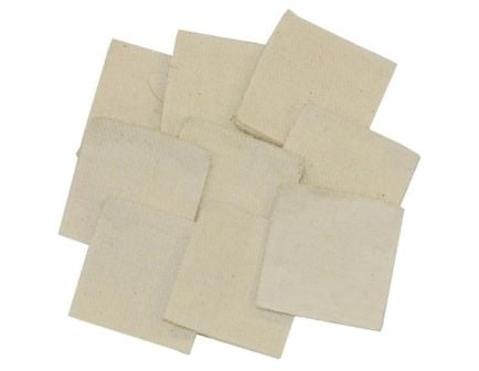 Brownells .338 Cal 1.75" x 1.75" Heavy-Duty Square Patch, Pack of 1000