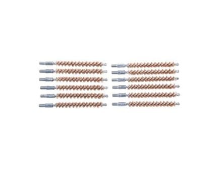 Brownells .243 Caliber/.25 Cal/6mm #8-32 Male Standard Line Bore Brush, Pack of 12