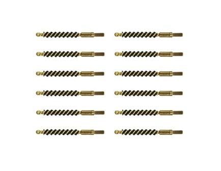 Brownells .17 Cal #5-40 Male Standard Line Bore Brush, Pack of 12