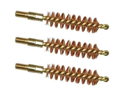 Brownells .38 Caliber/.357 Cal/9mm #8-32 Male Special Line Bore Brush, Pack of 3