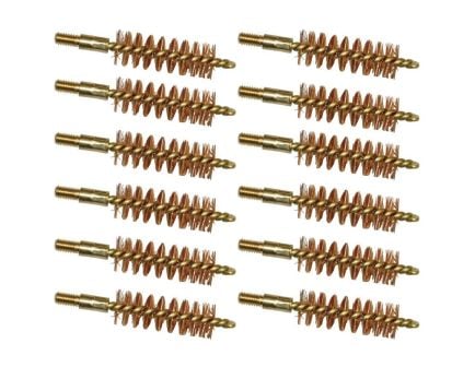 Brownells .40 Cal/.41 Cal/10mm #8-32 Male Special Line Bore Brush, Pack of 12