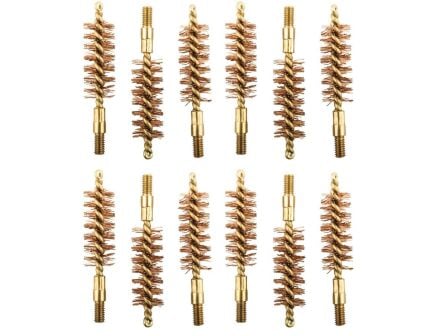 Brownells .44 Cal/.45 Cal #8-32 Male Double-Tuff Bore Brush, Pack of 12