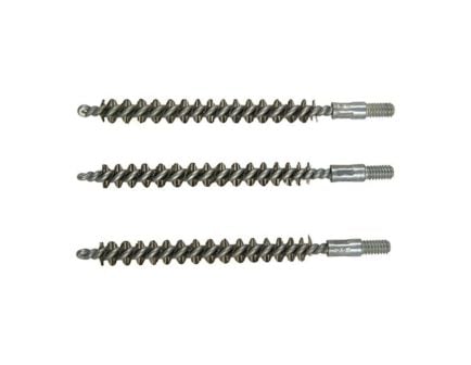 Brownells .243 Caliber/.25 Cal/6mm #8-32 Male Standard Line Bore Brush, Pack of 3