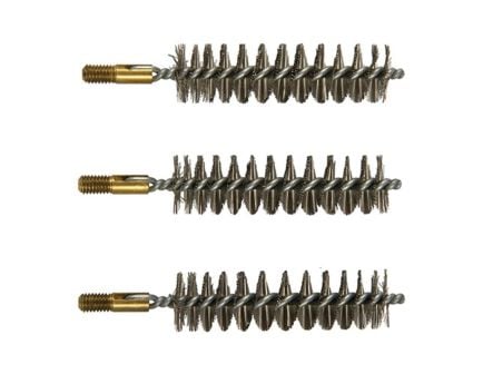 Brownells .54 Caliber #10-32 Male Muzzleloader Standard Line Bore Brush, Pack of 3