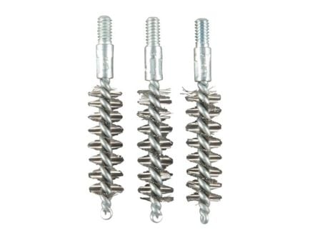 Brownells .38 Caliber/.357 Cal/9mm #8-32 Male Standard Line Bore Brush, Pack of 3