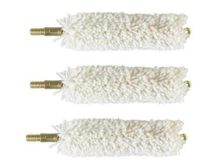 Brownells .50 Cal #8-32 Male Bore Mop, Pack of 3
