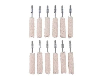 Brownells .35 Cal/.38 Caliber #8-32 Male Bore Mop, Pack of 12