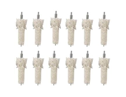 Brownells .308 Win/.30 Cal #8-32 Male Chamber Mop, Pack of 12