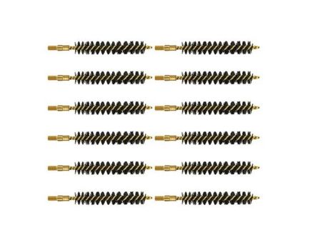 Brownells .375 Cal #8-32 Male Heavy Weight Bore Brush, Pack of 12