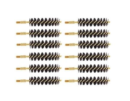 Brownells .50 Cal #8-32 Male Black Powder Heavy Weight Bore Brush, Pack of 12