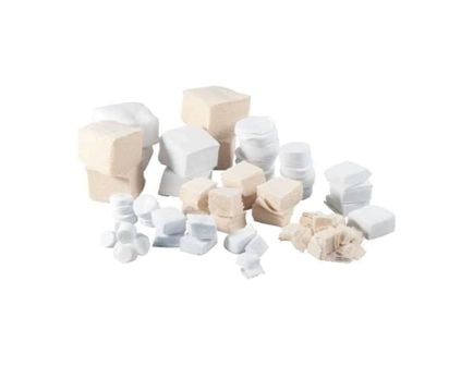 Brownells Fannel Master Pack Patch, White Pack of 100