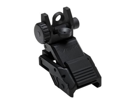 VISM Pro Flip-Up Sight - Rear Tactical Sight for Enhanced Precision - VMARFLR