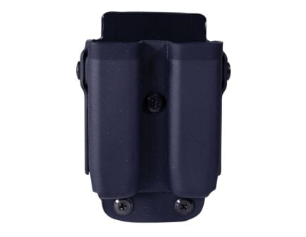 High Speed Gear Uniform Universal Clip Mount Size 2 Twin Magazine Pouch - Black Durable - 42P202BK