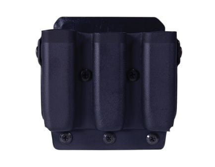 High Speed Gear Uniform Universal Clip Mount Size 1 Triple Magazine Pouch - Black Versatile - 42P103BK