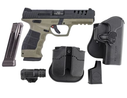 SAR USA SAR9 X 9mm 4.40" 19rd Pistol, OD Green Cerakote - SAR9XODBL