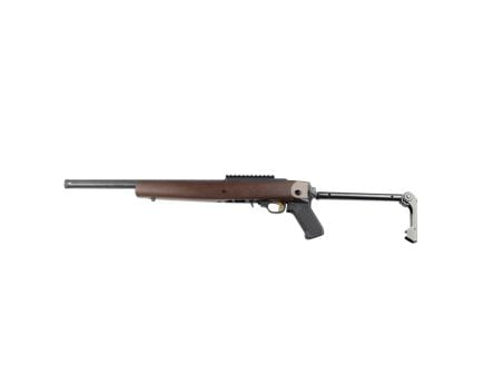 Samson Manufacturing B-TM Folding Stock Fits Ruger 10/22 Black/Walnut - Elegant and Functional Folding Stock for Ruger 10/22 - 10-00046-03