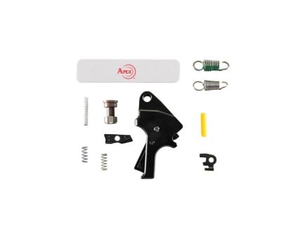 Apex Tactical Specialties Forward Set Trigger Kit - Flat Faced Drop-In, Black for Enhanced Precision, Performance, and Custom Control - 100-27-BLK