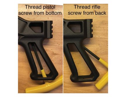 Sharps Bros Pistol Grip Fits CVA Scout, Black - Ergonomic Design Fits Enhanced Control - CVAG01