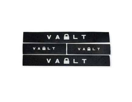 Vault Clip Strip Set, Black - Secure Clips, Convenient Storage Solution, Perfect for Garages and Workshops - VLTCLIPSTRIP