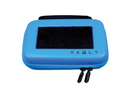 Vault Nano Mini Knife Case, Blue Carbon Fiber - Secure Mini Knife Storage, Lightweight and Durable - VLTNANOBLUCBN